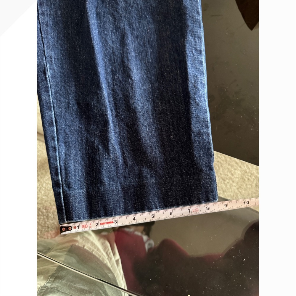 J.Crew Tapered jean with pleats in 1984 rigid 29 high rise‎ dark wash q2 - Picture 8 of 9